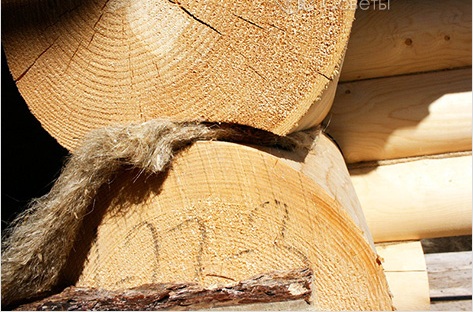 Утепление деревянных срубов